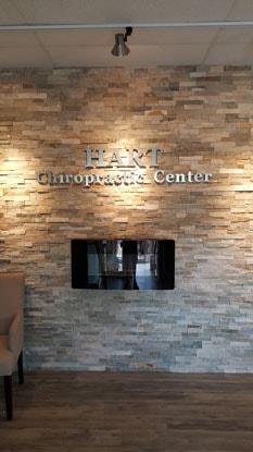 dimensional wall logo